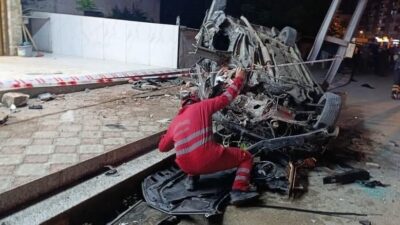 Hatay’ın Dörtyol ilçesine bağlı Altınçağ Mahallesi’nde meydana gelen trafik kazasında,