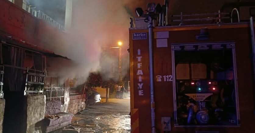 Dörtyol ilçesinde meydana gelen ev yangını hızlı bir şekilde kontrol