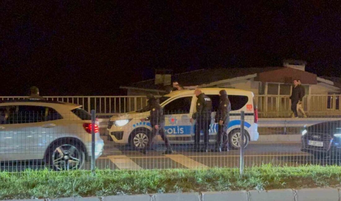 Zonguldak’ın Ereğli ilçesinde, polis aracına çarpıp “dur” ihtarına uymayan ve