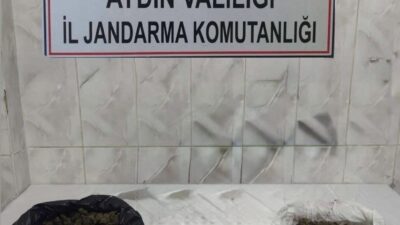 Nazilli ilçesinde jandarma ekipleri tarafından durdurulan bir araçta yapılan aramada