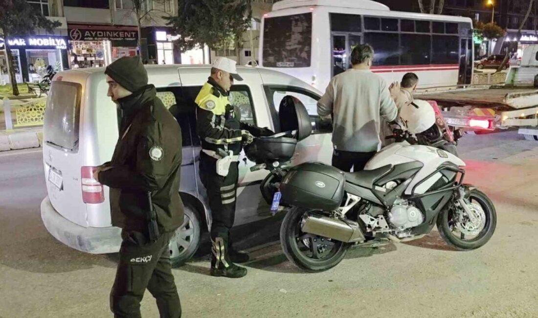Edirne’de polis ekipleri tarafından geniş kapsamlı bir asayiş ve trafik