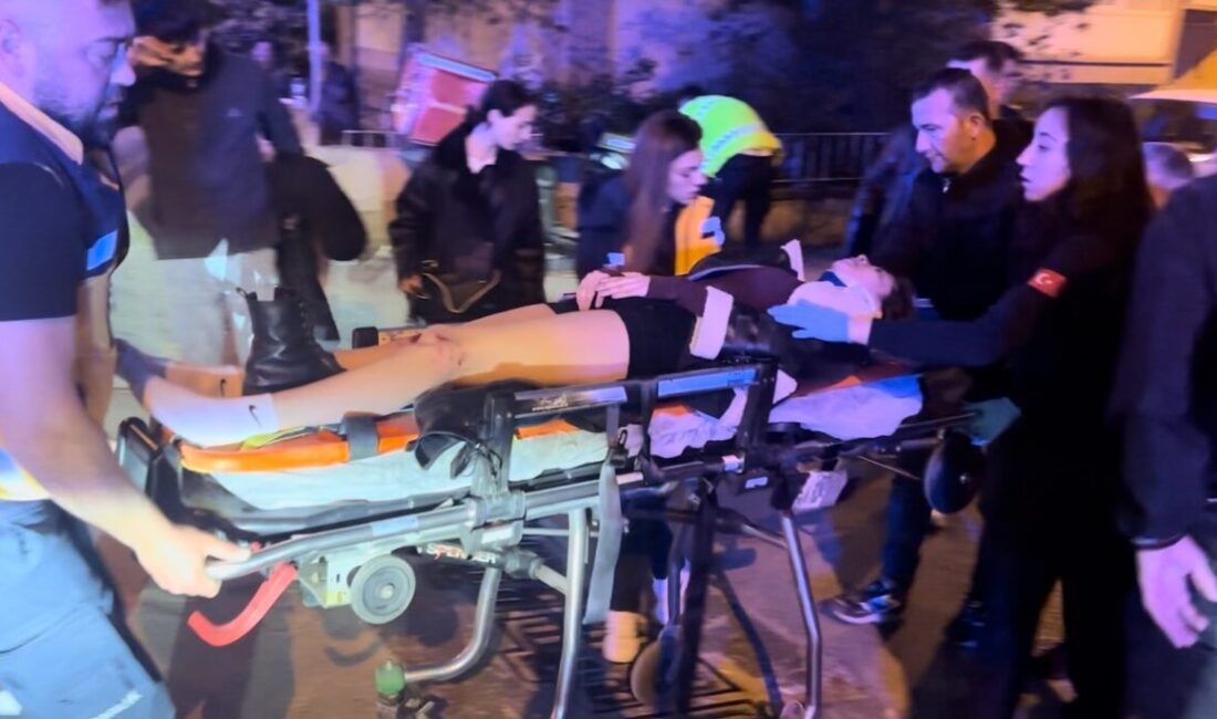 Edirne’de seyir halindeyken devrilen bir motosikletin arkasında bulunan genç bir