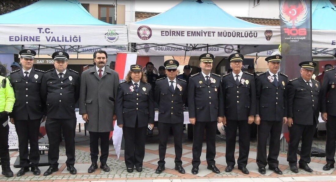 Edirne’de Türk Polis Teşkilatının 181. kuruluş yıldönümü kutlamaları kapsamında Saraçlar