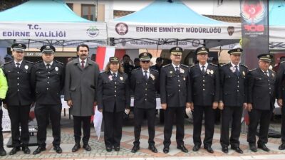 Edirne’de Türk Polis Teşkilatının 181. kuruluş yıldönümü kutlamaları kapsamında Saraçlar