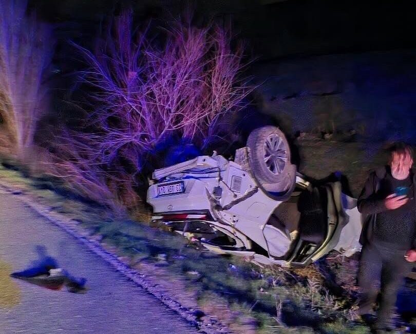 Elazığ-Diyarbakır karayolunun Kinederiç rampasında meydana gelen trafik kazasında, aracın sürücüsü