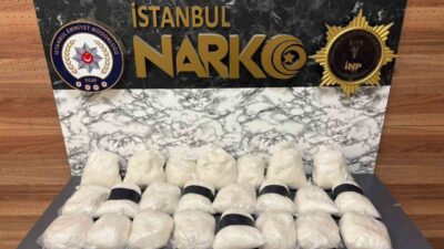 Esenyurt’ta bir kargo firmasına gizlenmiş bir buzdolabında, 28 kilo 150