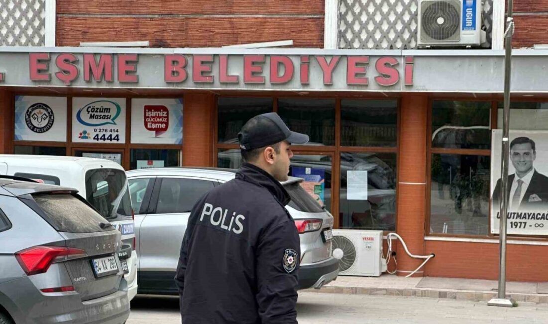 Uşak’ta Eşme Belediyesi’ne yönelik başlatılan ‘irtikap’ suçlamasıyla ilgili soruşturma kapsamında