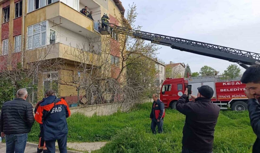 Keşan ilçesinde meydana gelen olayda, 23 yaşındaki Y.Y. isimli genç,