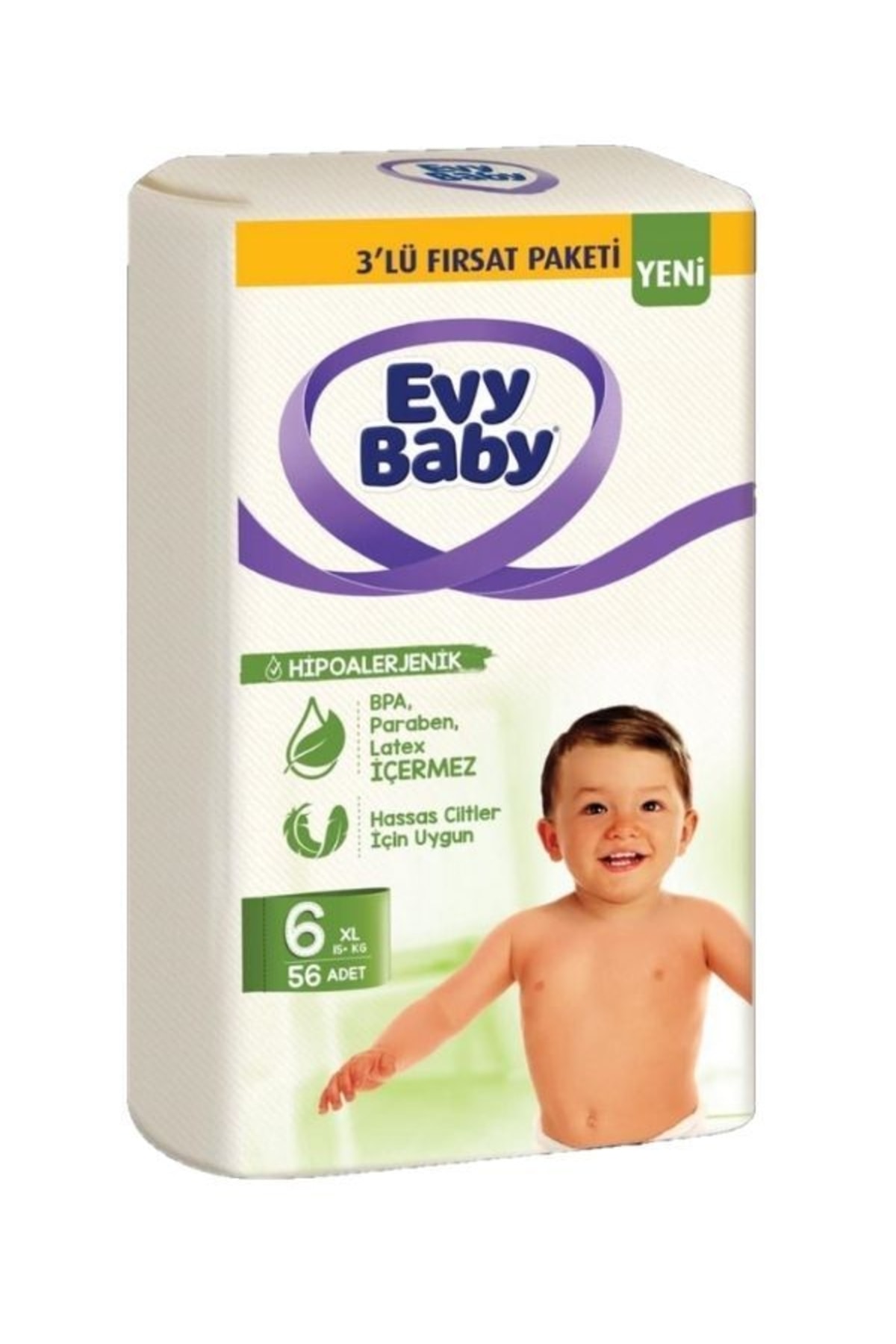 Evy Baby Bebek Bezi 6 Beden Xl Fırsat Paketi 56 Adet Yeni - Fiyatı,  Yorumları