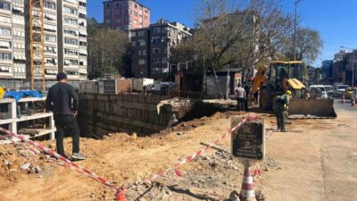 Fenerbahçe Chobani Stadyumu’nun yanındaki inşaat firması ASM Emir’e ait şantiye