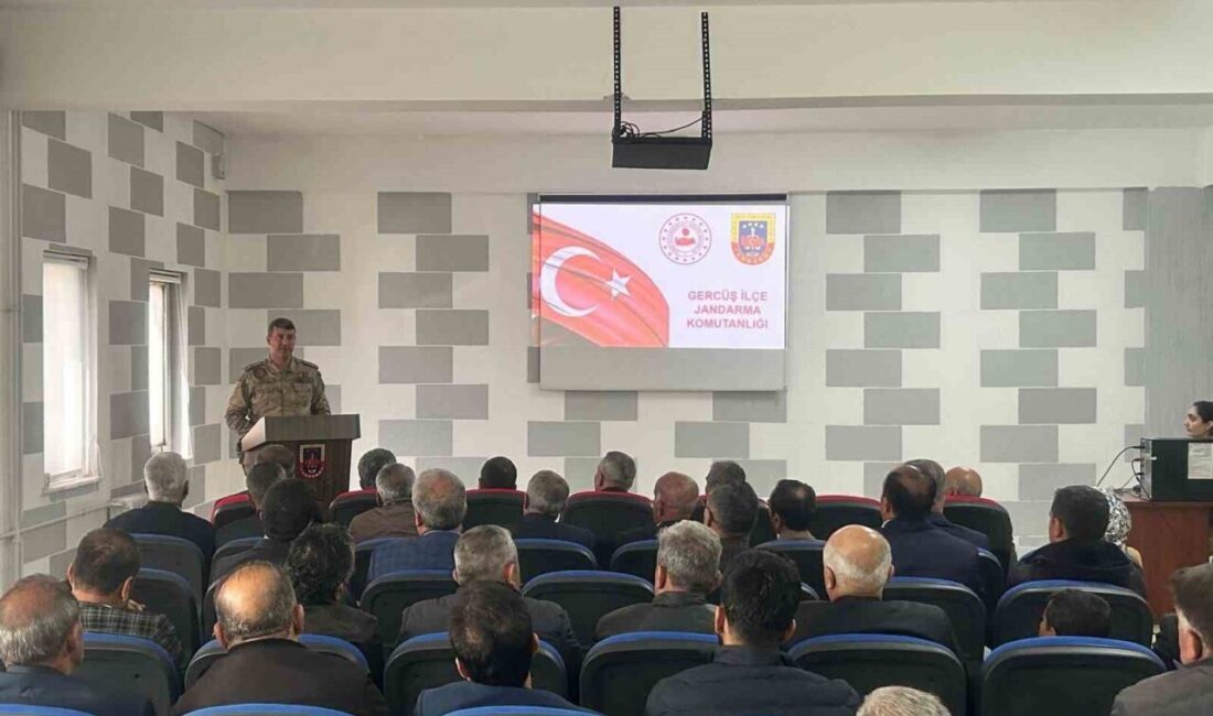 Gercüş İlçe Kaymakamlığı yönetiminde, İlçe Jandarma Komutanlığı ekipleri, bölgedeki köy