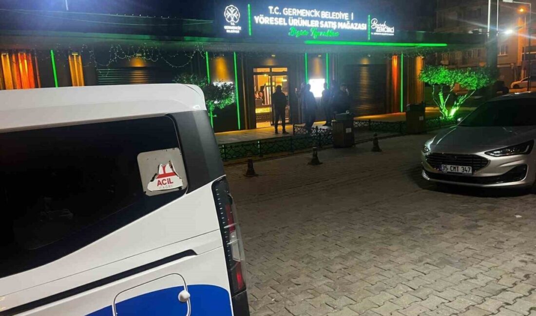 Aydın’ın Germencik ilçesinde, Belediyeye ait bir yerel ürün satış mağazası,