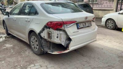 Kocaeli İzmit ilçesinde bir binanın doğal gaz kutusunda meydana gelen