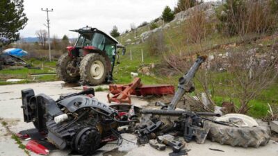 Seydiler ilçesinde meydana gelen trafik kazasında hafif ticari araç ile