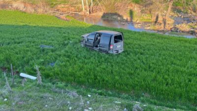 Adıyaman’ın Gölbaşı ilçesinde meydana gelen bir trafik kazasında, bir hafif