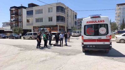 Adıyaman’da meydana gelen bir trafik kazasında hafif ticari araç ile