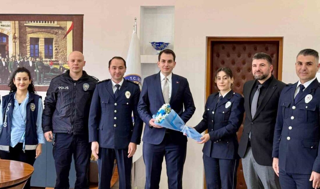 Hisarcık ilçesinin Kaymakamı Erkan Atam, Polis Haftası dolayısıyla İlçe Emniyet