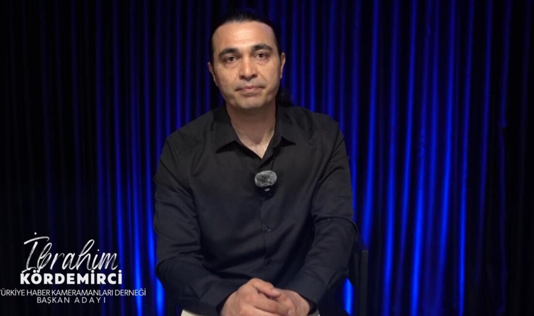 Türkiye Haber Kameramanları Derneği Başkanlığına aday olan İbrahim Kördemirci, mesleğin
