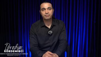 Türkiye Haber Kameramanları Derneği Başkanlığına aday olan İbrahim Kördemirci, mesleğin