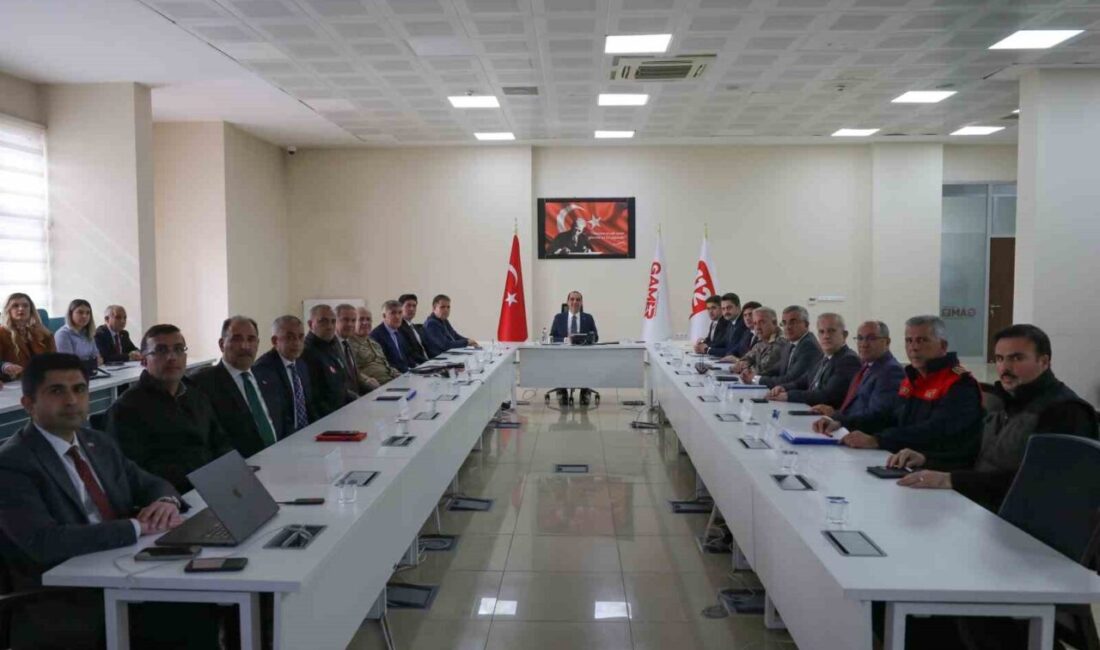 Iğdır Valisi M. Fırat Taşolar’ın başkanlığında yapılan İRAP İzleme ve