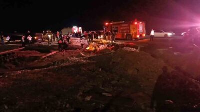 Adıyaman’da meydana gelen trafik kazasında, 1’i ağır olmak üzere toplam