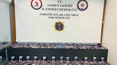 Samsun’da Narkotik Suçlarla Mücadele ekiplerinin gerçekleştirdiği operasyonlarda İlkadım ilçesinde uyuşturucu