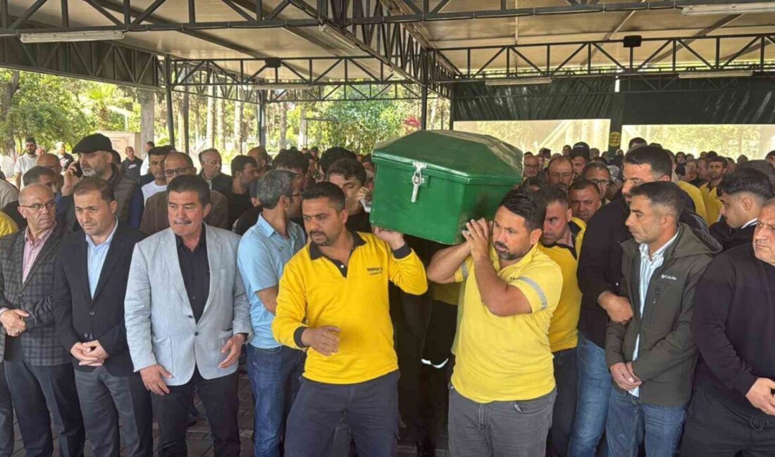 Tarsus’ta, Berdan Irmağı’nda hayatını kaybeden 33 yaşındaki Mehmet Muslukal’ın cenazesi