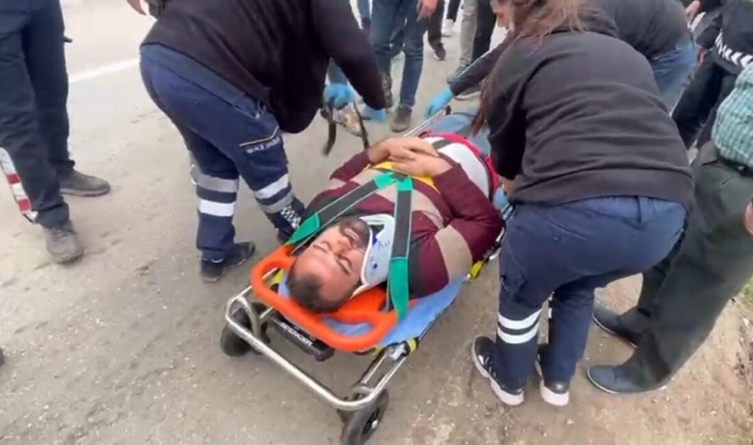 Balkırı köyü yakınlarında meydana gelen trafik kazasında bir kişi yaralandı.