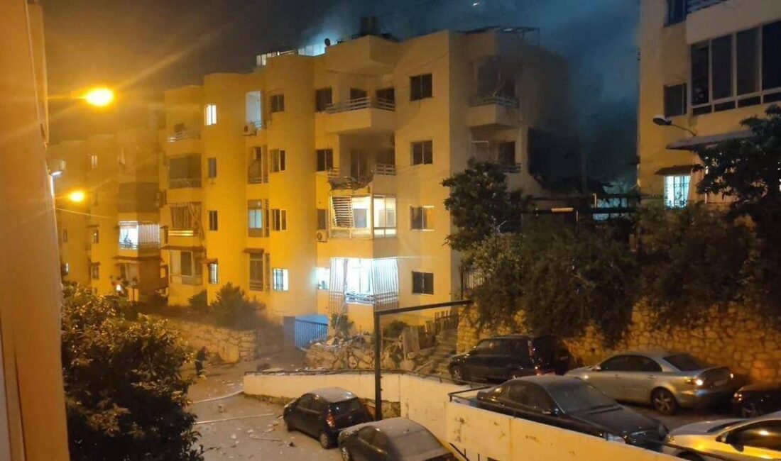 Lübnan’ın başkenti Beyrut’un doğusundaki Ain Saadeh bölgesindeki bir apartmana yapılan
