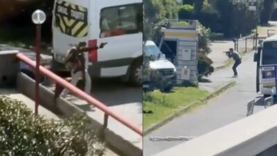 İstanbul Beşiktaş’taki İsrail Konsolosluğu önünde polislere saldırı düzenlendiği olayında yaralanan