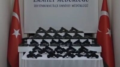 İstanbul’un Zeytinburnu ve Sultangazi ilçelerinde polis tarafından yasadışı silah ticareti