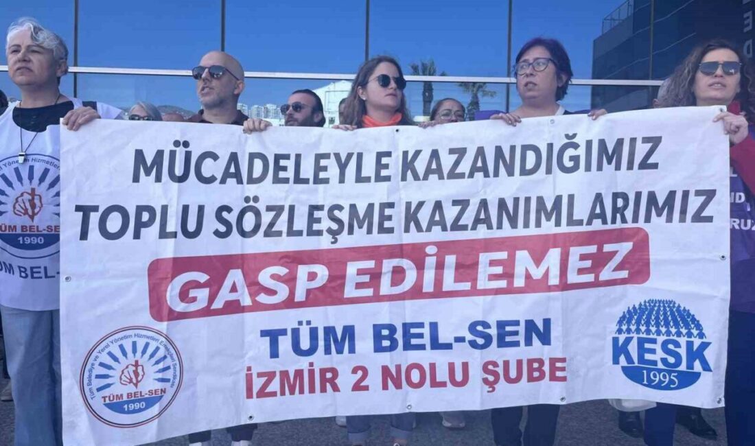 İzmir’de Karşıyaka, Bayraklı, Buca ve Narlıdere belediyelerinde çalışan memurlar, Toplu