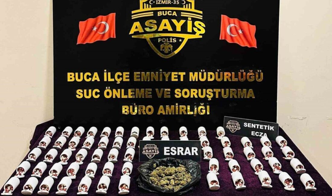 Buca ilçesindeki polis ekipleri, uyuşturucu ticareti ve imalatına yönelik operasyon
