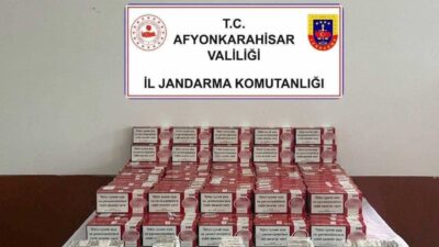 Afyonkarahisar’ın Sandıklı ilçesinde jandarma tarafından gerçekleştirilen operasyonda, bir adreste yapılan