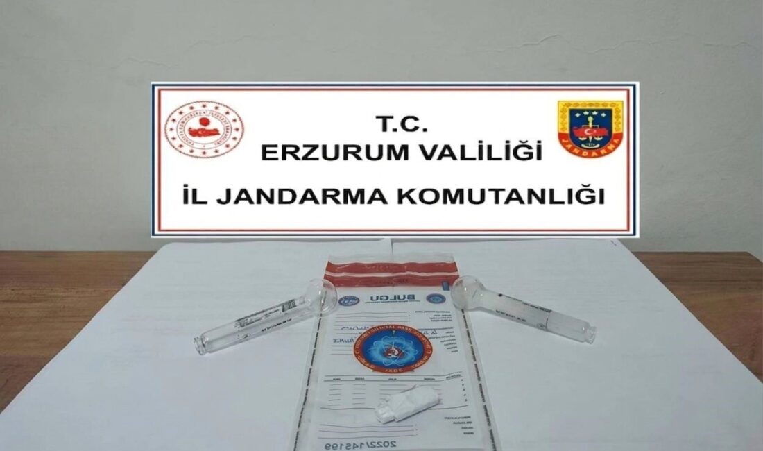 Erzurum İl Jandarma Komutanlığı bünyesinde faaliyet gösteren Narkotik Suçlarla Mücadele