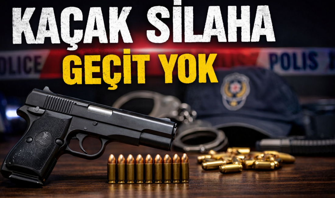 Yerköy İlçe Emniyet Müdürlüğü ekipleri tarafından silah kaçakçılığına yönelik yürütülen