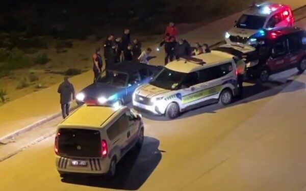 Karabük ilinde, polisin “dur” ihtarına uymayarak kaçan alkollü ve ehliyetsiz