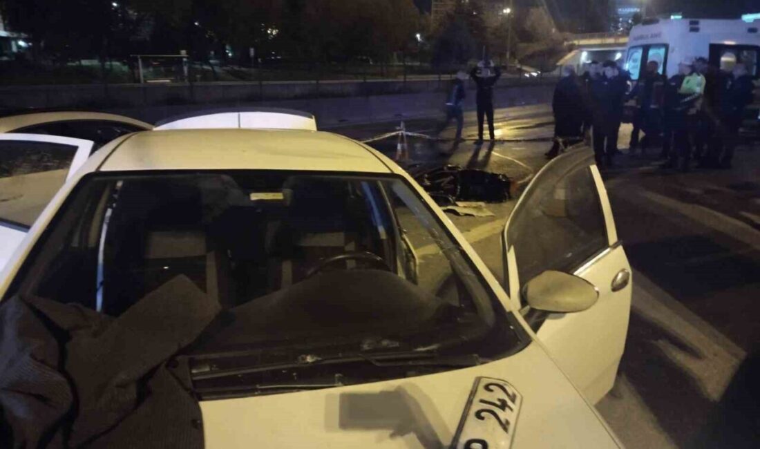 Kadıköy’de yaşanan acı bir olayda, emniyet şeridinde mola veren bir