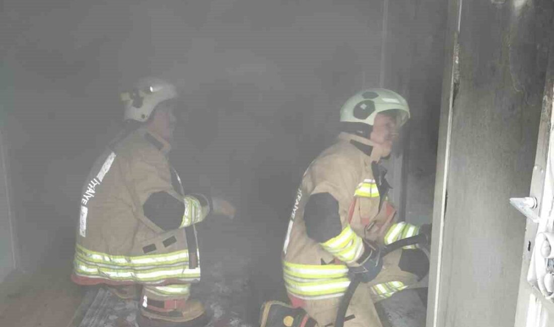 Kahramanmaraş’ta, Dulkadiroğlu ilçesi Şeyhadil Mahallesindeki bir müstakil evde çıkan yangın,