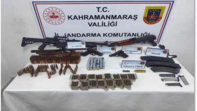 Kahramanmaraş’ta, 2026 yılının ilk üç ayında jandarma tarafından gerçekleştirilen operasyonlarda,