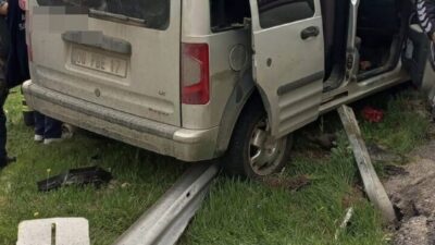 Amasya’da bir kamyonetin bariyerlere çarptığı trafik kazasında 5 kişi yaralandı.