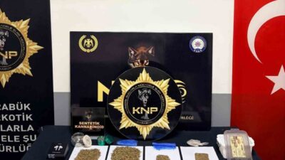 Karabük’te, Narkotik Suçlarla Mücadele Şube Müdürlüğü ve ilgili birimler tarafından