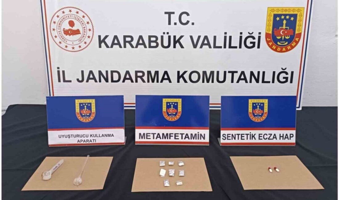 Karabük’te jandarma ekipleri tarafından gerçekleştirilen 3 ayrı uyuşturucu operasyonunda 10