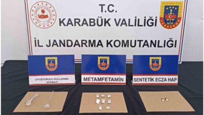 Karabük’te jandarma ekipleri tarafından gerçekleştirilen 3 ayrı uyuşturucu operasyonunda 10