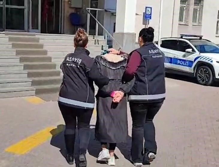 Kayseri’de polis ekiplerinin yürüttüğü çalışmalar sonucunda, 15 yıl 3 ay