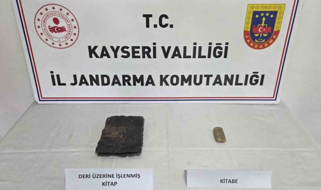 Kayseri İl Jandarma Komutanlığı ekipleri tarafından gerçekleştirilen operasyonlarda 1 el