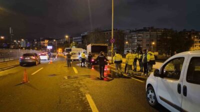 Çankaya ilçesinde meydana gelen trafik kazasında bir motosiklet sürücüsü ağır