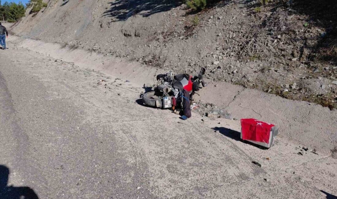Bolu’nun Mudurnu ilçesinde dün yaşanan trafik kazasında Ankara Enduro Motosiklet