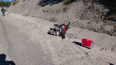 Bolu’nun Mudurnu ilçesinde dün yaşanan trafik kazasında Ankara Enduro Motosiklet