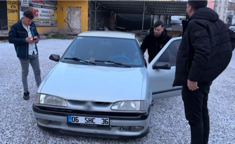 Aksaray’da meydana gelen olayda, alkollü olarak araç kullanıp maddi hasarlı